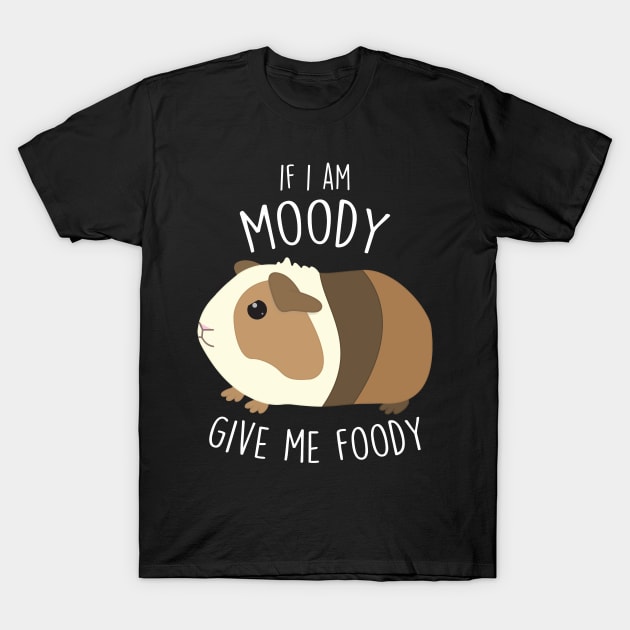 Guinea Pig Moody Foody T-Shirt by Psitta